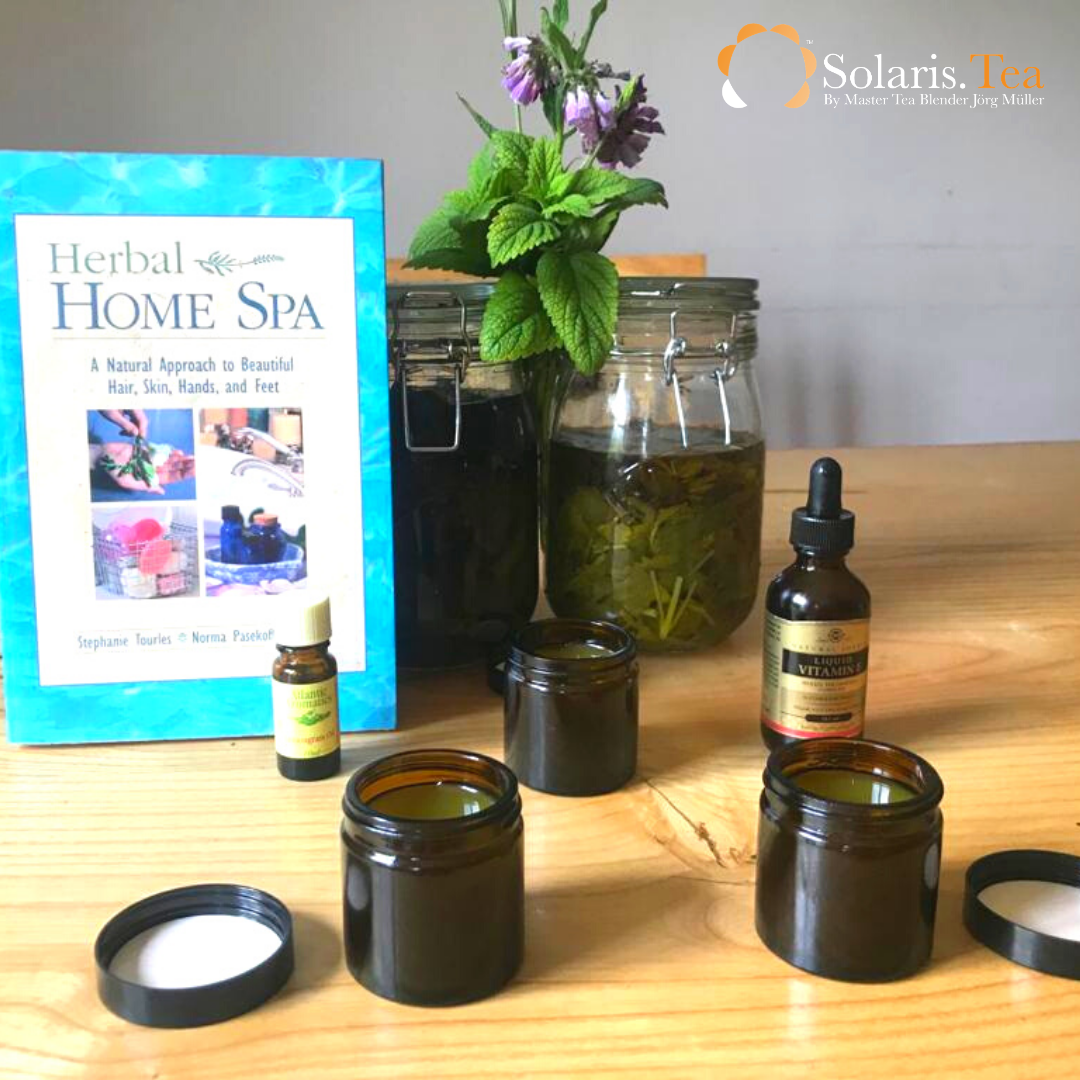 Beautiful uplifting, anti fungal and nourishing foot balm: DIY