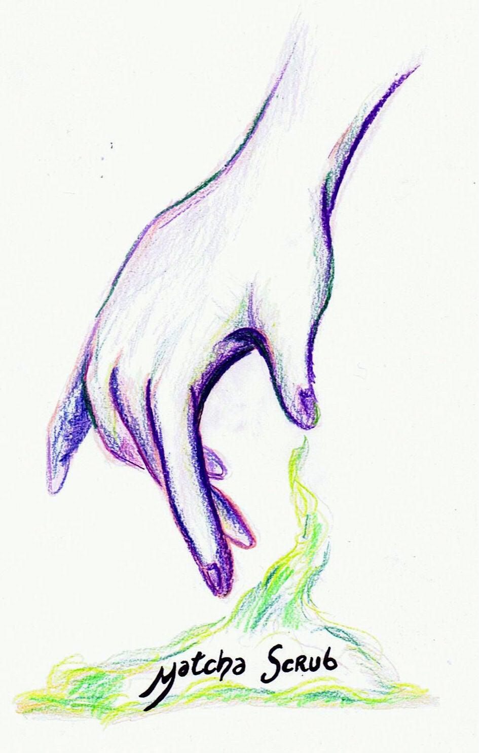 Scrub your Hands Smooth with Matcha