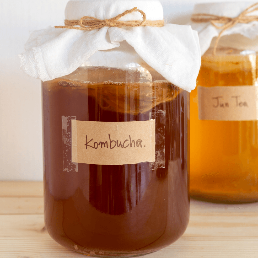 How to make the best  probiotic Kombucha : Organic Tea is the answer, followed by this recipe
