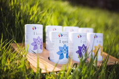 Bamboo Display 7 slots for 100g Cylinders