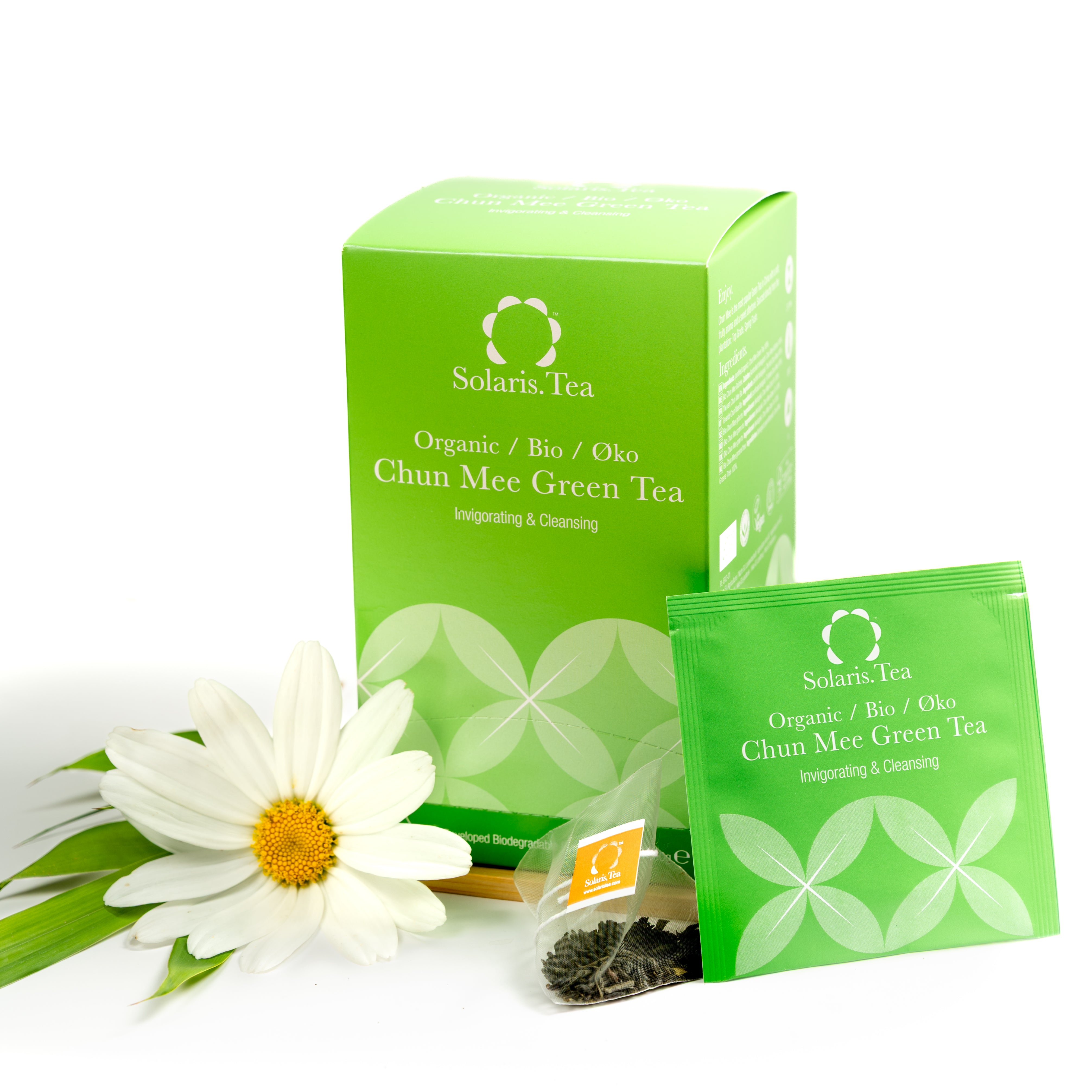 Chun Mee Green Tea Organic Enveloped Pyramid Teabags, 25x2g