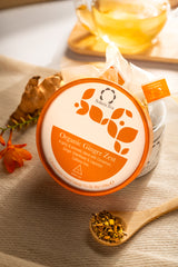 Organic Ginger Zest in Biodegradable Pyramid Teabags 15x2g