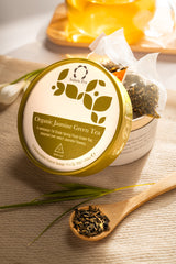 Organic Jasmine Green Tea in Biodegradable Pyramid Teabags 15x2g
