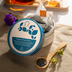 Organic Earl Grey in Biodegradable Pyramid Teabags 15x2g