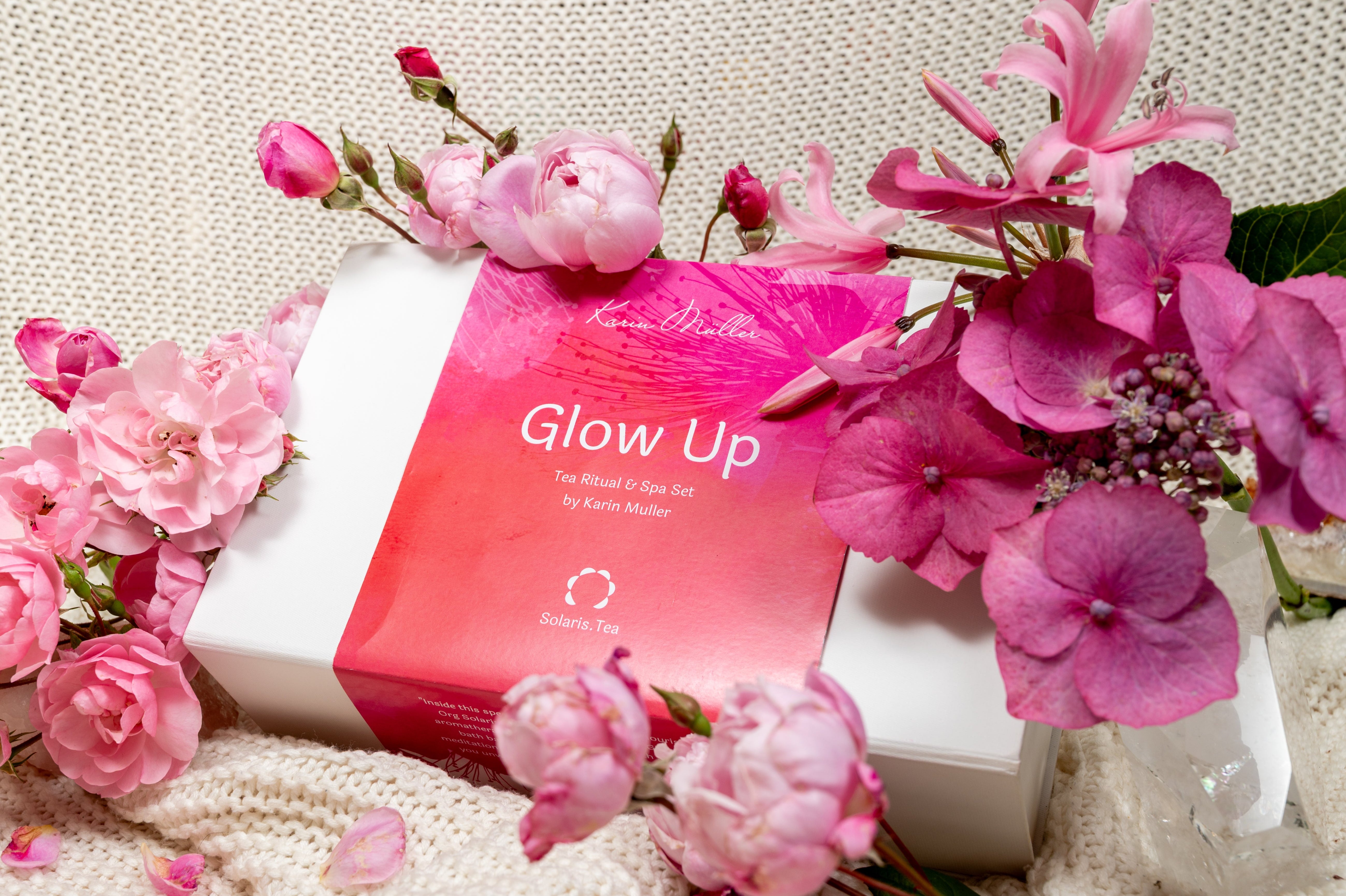 Spa Tea Ritual 'Glow Up' Tea Ritual & Spa Set by Karin Müller *NEW* – Solaris Tea