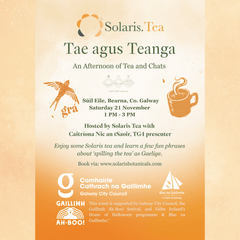 Tae agus Teanga: An Afternoon of Tea and Chats