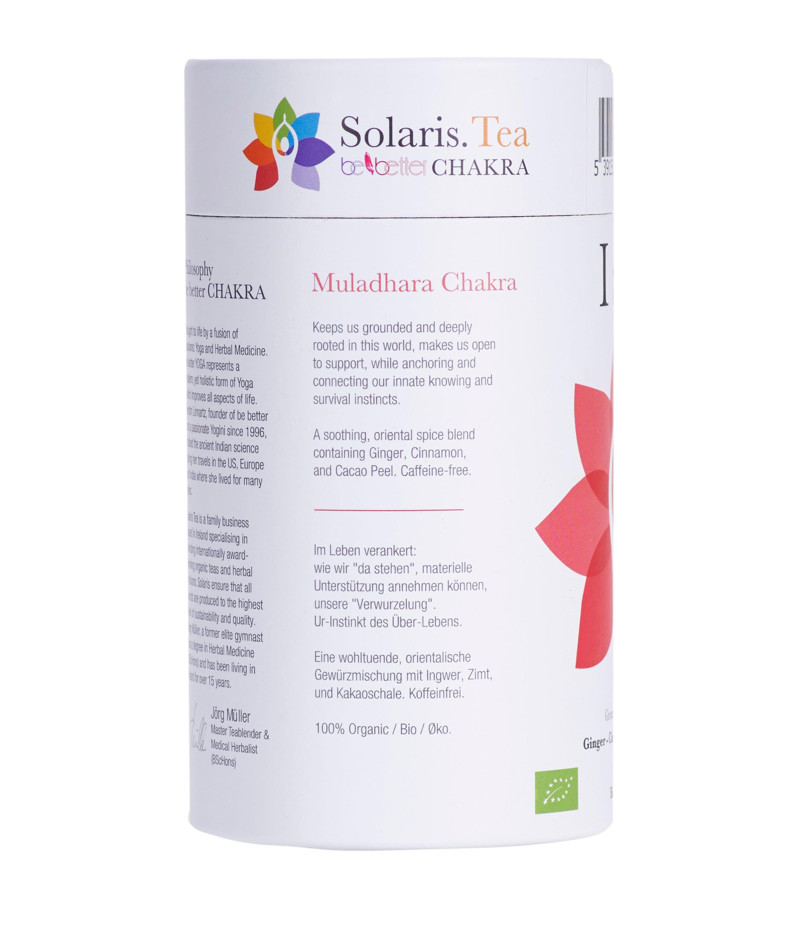 I Am - Root Chakra - Balance Your Inner Self - Organic Pyramid Teabags