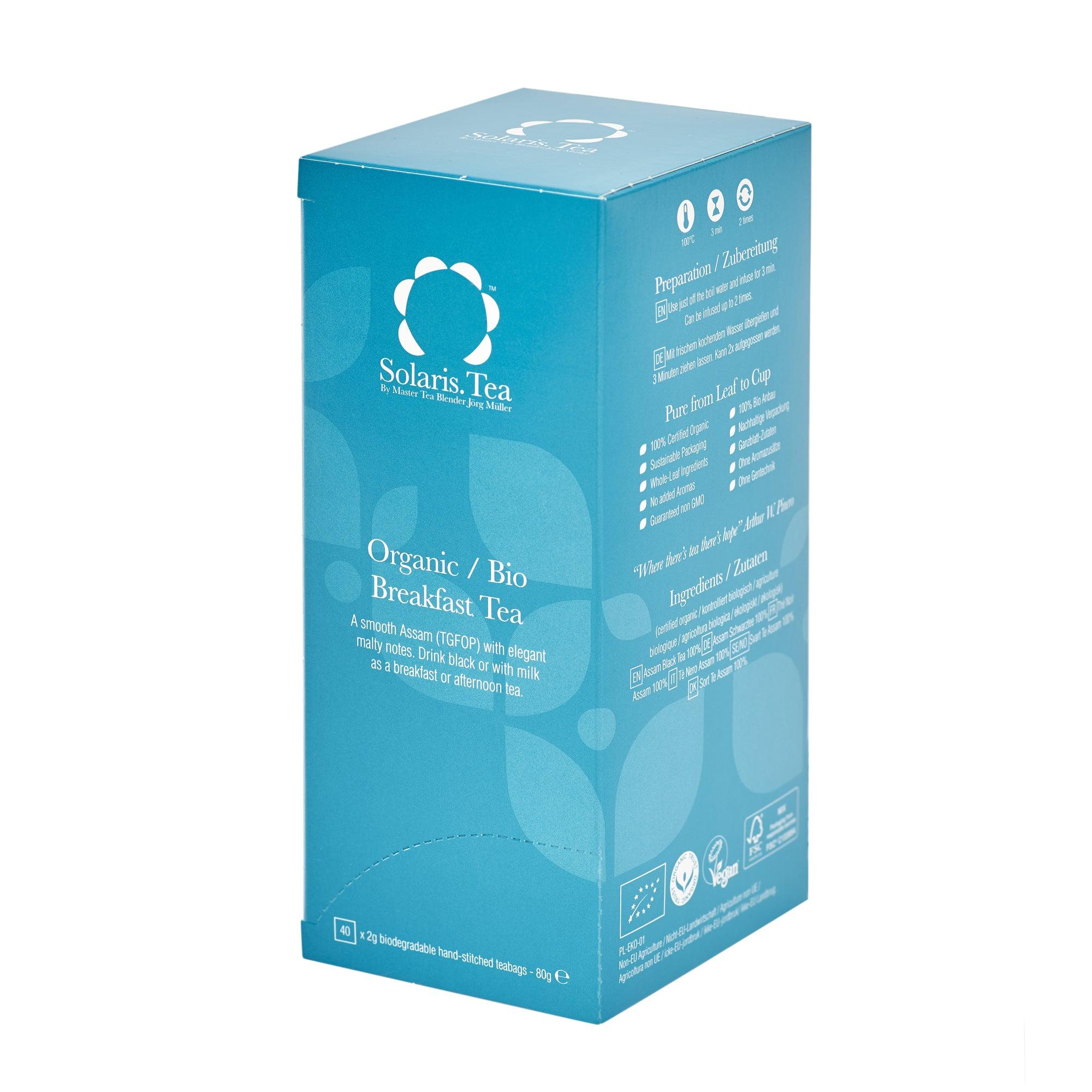 Breakfast Tea Biodegradable Stitched Teabags x40 – Solaris Tea