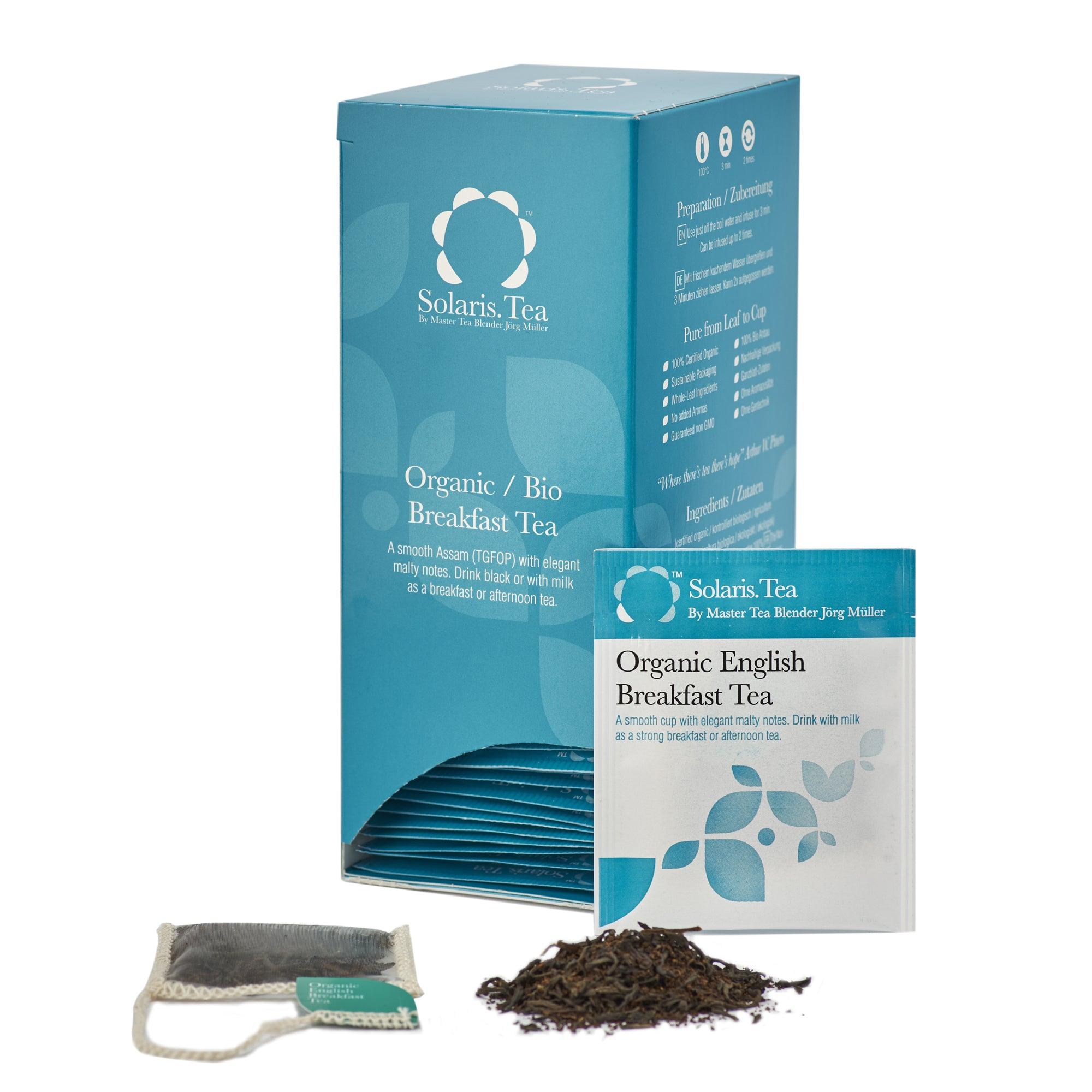 Breakfast Tea Organic Silk Teabags x40 - Solaris Tea