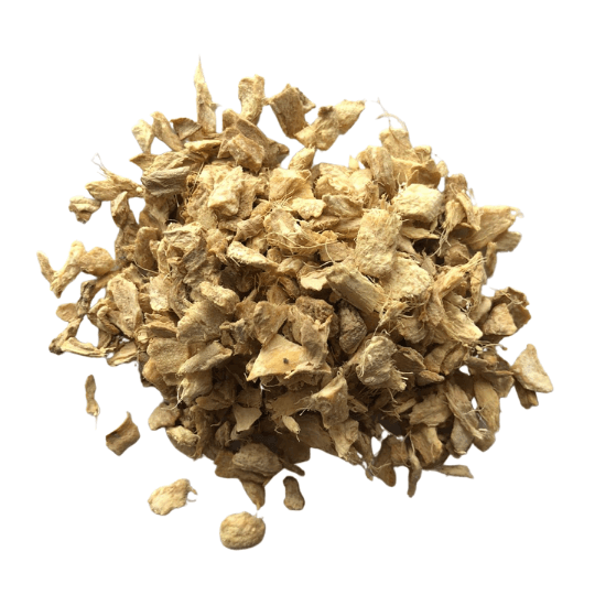 Ginger Root (Zingiber officinale) Cut Org. 100g - Solaris Tea