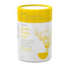 Jasmine Dragon Pearls Loose Leaf 50g - Made with Spring Flush Green Tea - Solaris Tea
