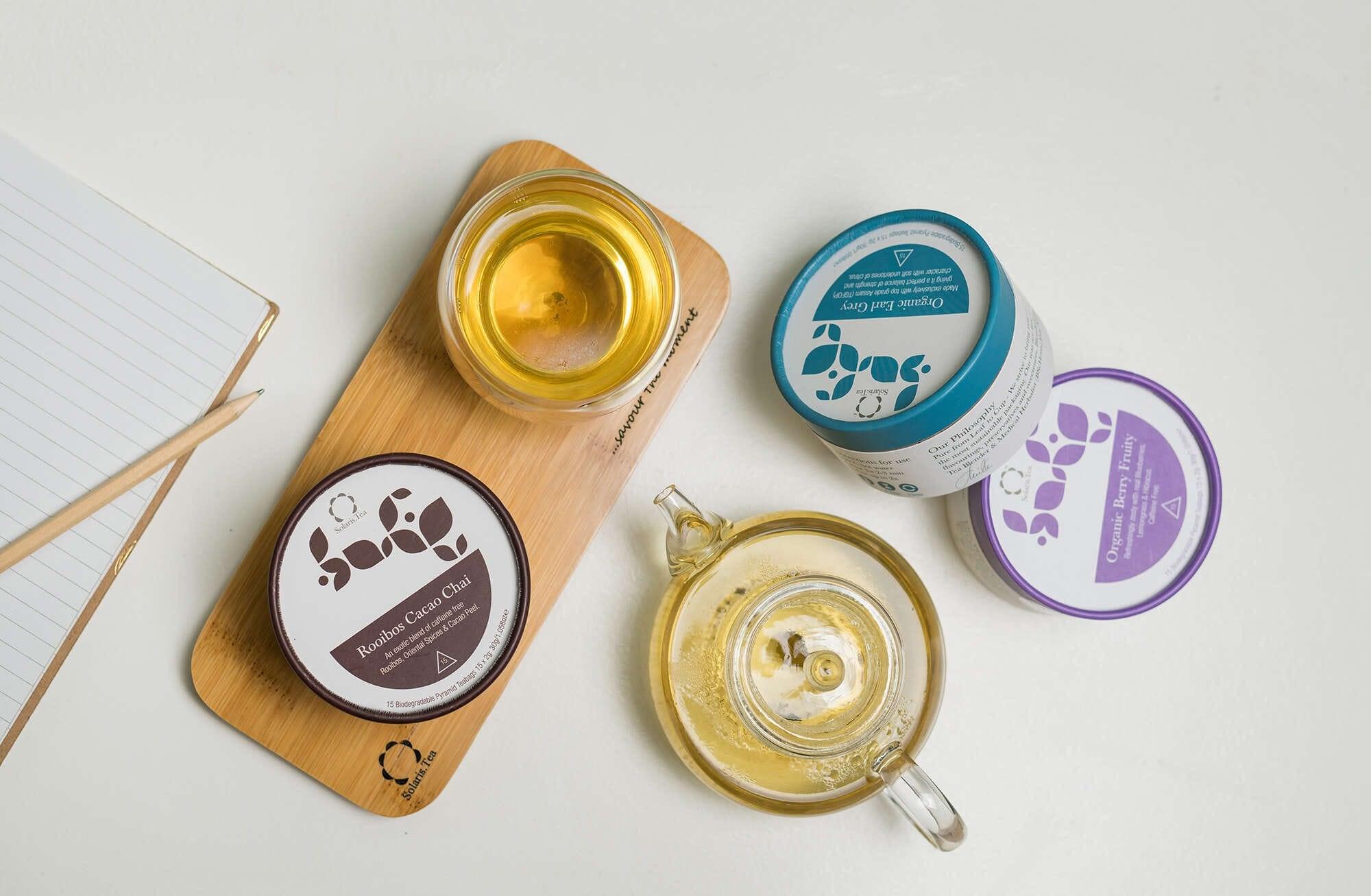 Home Office Pyramid Teabag Set – Solaris Tea