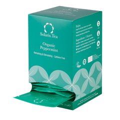 Peppermint Org. Enveloped Pyramid Teabags, 25x1.5g - Solaris Tea