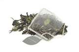 White Tea (Pai Mu Tan) Organic Silk Teabags x40 Stitched Silken Teabags Solaris Tea Certified Organic 