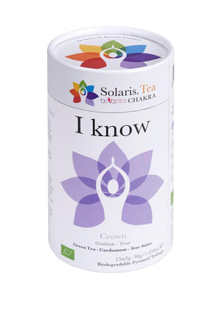 I Know - Crown Chakra Organic Pyramid Teabags - Solaris Tea